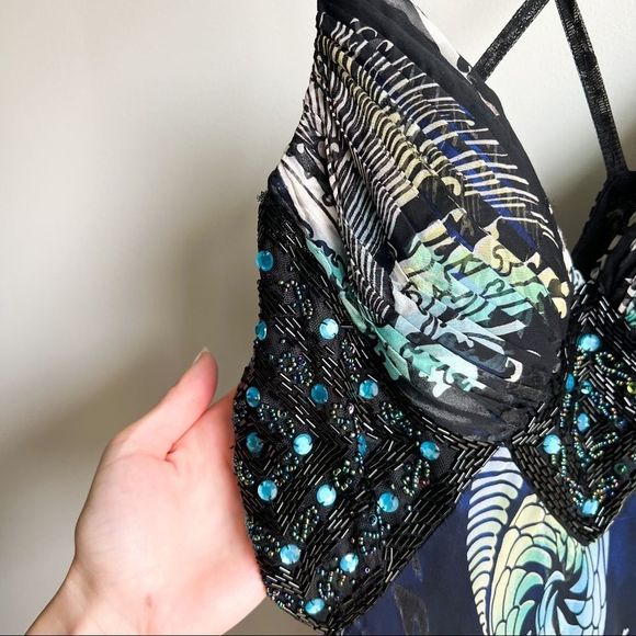 Dave & Johnny By Laura Ryner Silk Cut Out Gown Size 7/8 - Picture 9 of 10